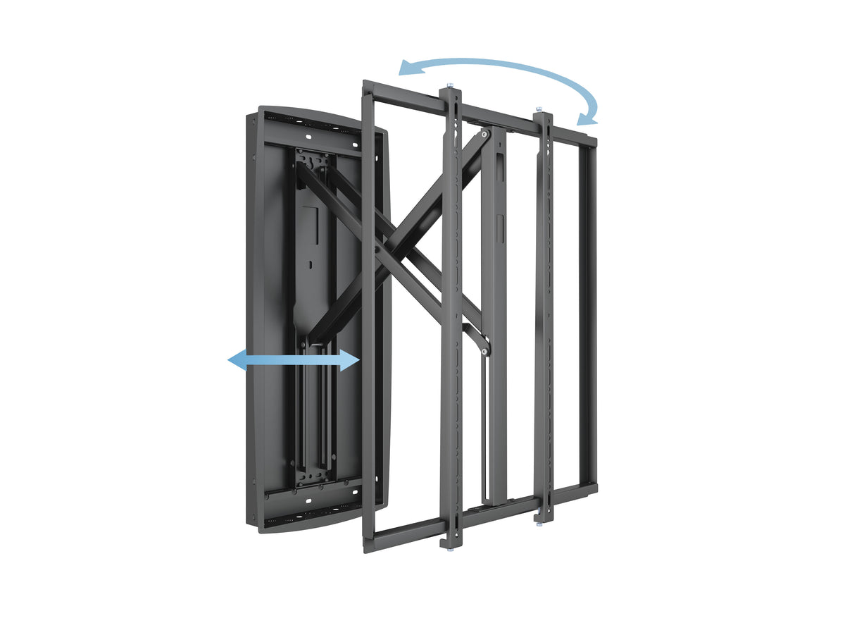 Multibrackets M Articulated Flexarm XL Recessed Full Motion Wall Mount for 75"–98" Screens | 7340234812196