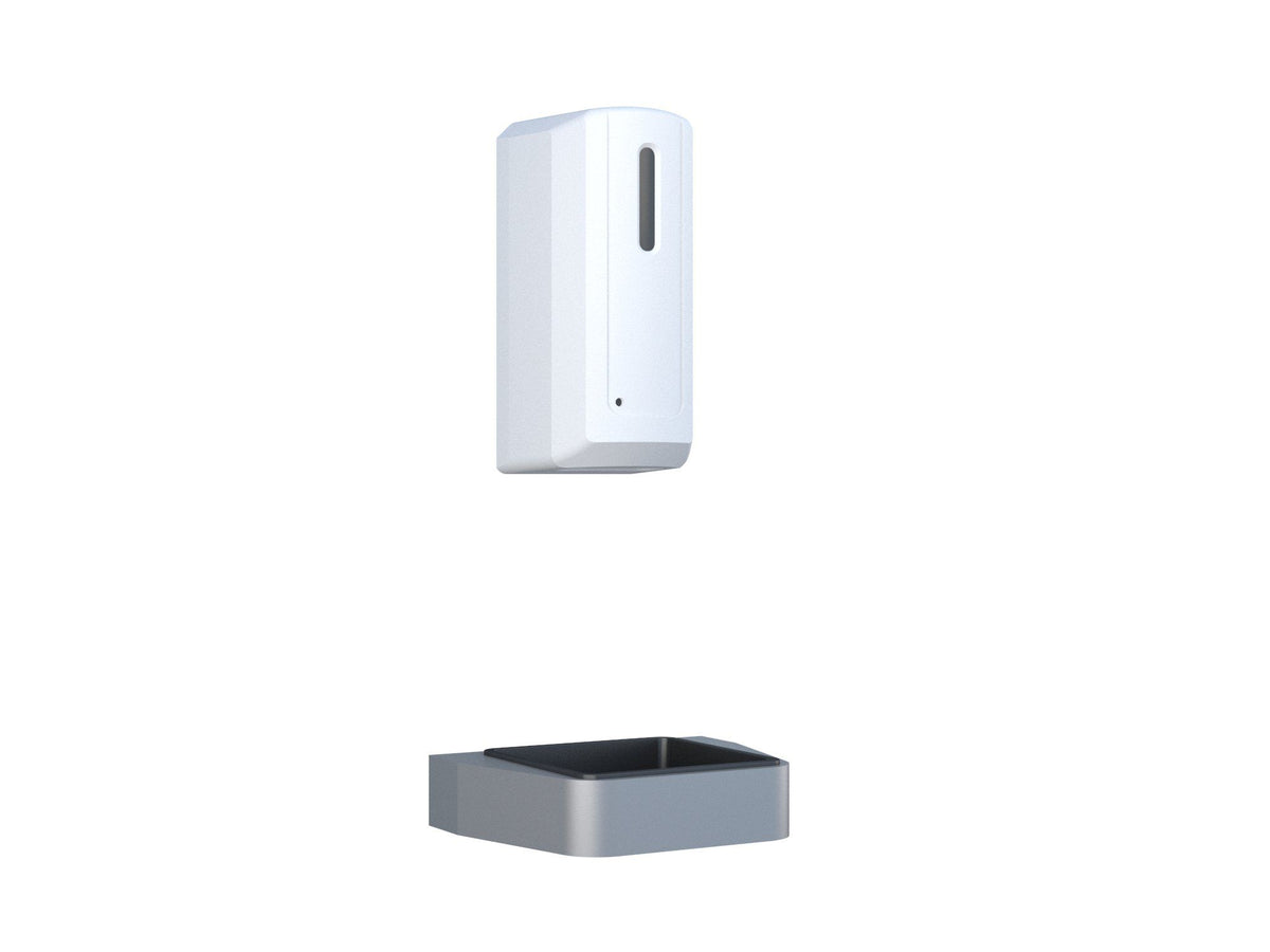 Multibrackets M Automatic Touchless Hand Sanitizer & Soap Dispenser 1000ml - White | 7350073739622 Mount Accessories Multibrackets