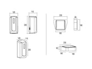 Multibrackets M Automatic Touchless Hand Sanitizer & Soap Dispenser 1000ml - White | 7350073739622 Mount Accessories Multibrackets