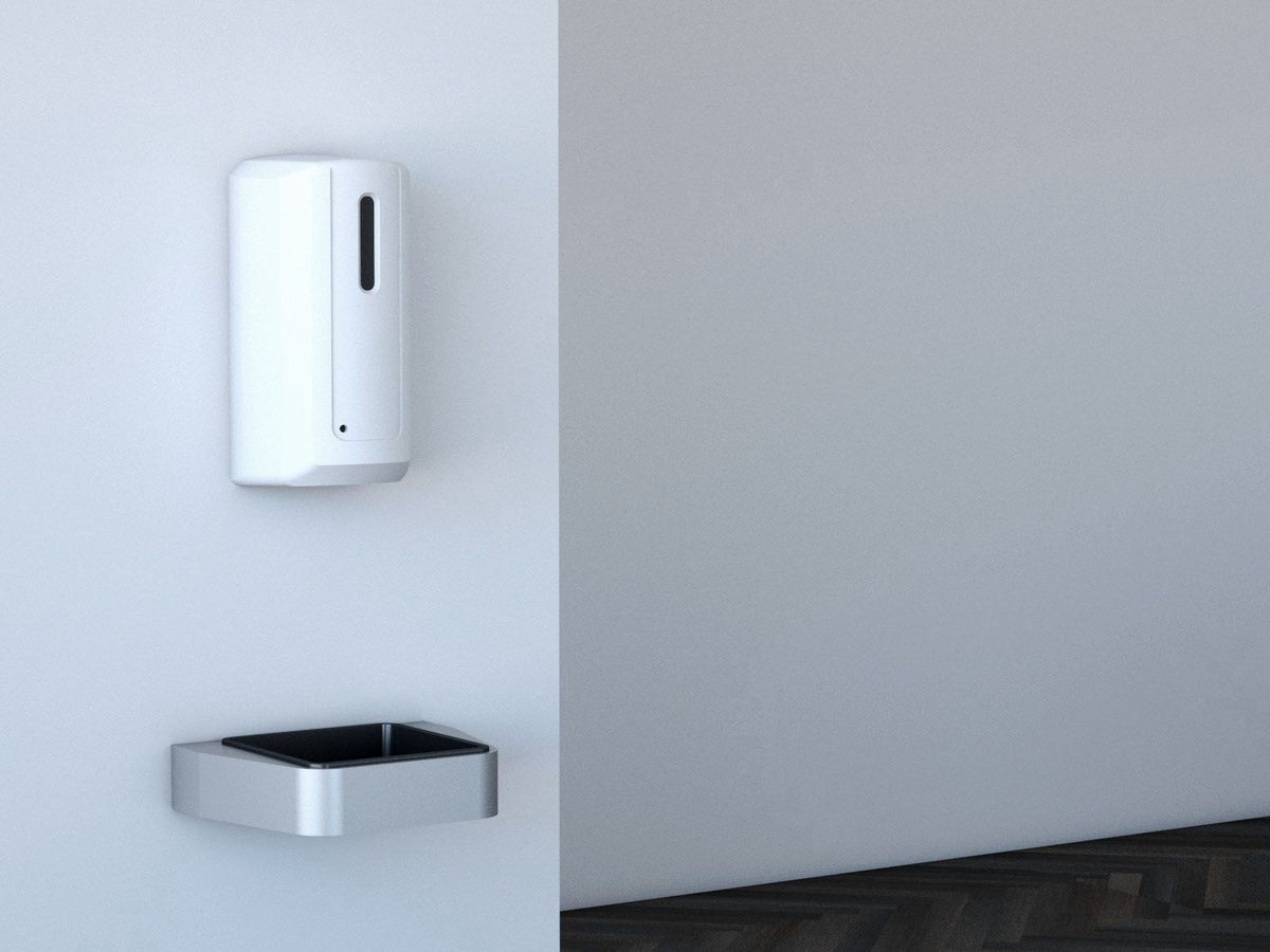 Multibrackets M Automatic Touchless Hand Sanitizer & Soap Dispenser 1000ml - White | 7350073739622 Mount Accessories Multibrackets