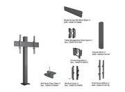 Multibrackets MBBDC1U M Pro Floormount Column For 32"-65" Screens | 7350105219313
