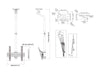 Multibrackets MBC1UGC M Pro 1.5m Ceiling Display Mount For 40"-65" Screens | 7340234811892 Ceiling Mount Bracket Multibrackets