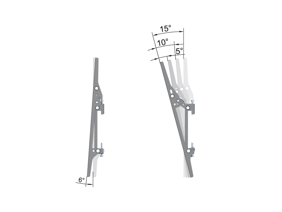 Multibrackets MBC1UGC M Pro 1.5m Ceiling Display Mount For 40"-65" Screens | 7340234811892 Ceiling Mount Bracket Multibrackets