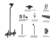 Multibrackets MBC1UGC M Pro 1.5m Ceiling Mount for 40"-75" Displays | 7340234811908 Ceiling Mount Bracket Multibrackets