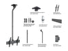 Multibrackets MBC1UGC M Pro 1.5m Ceiling Mount for 40"-75" Displays | 7340234811908 Ceiling Mount Bracket Multibrackets
