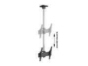 Multibrackets MBC1U M Pro Chrome Single Screen Ceiling Mount For 32"-65" Screens | 7340234813780 Ceiling Mount Bracket Multibrackets