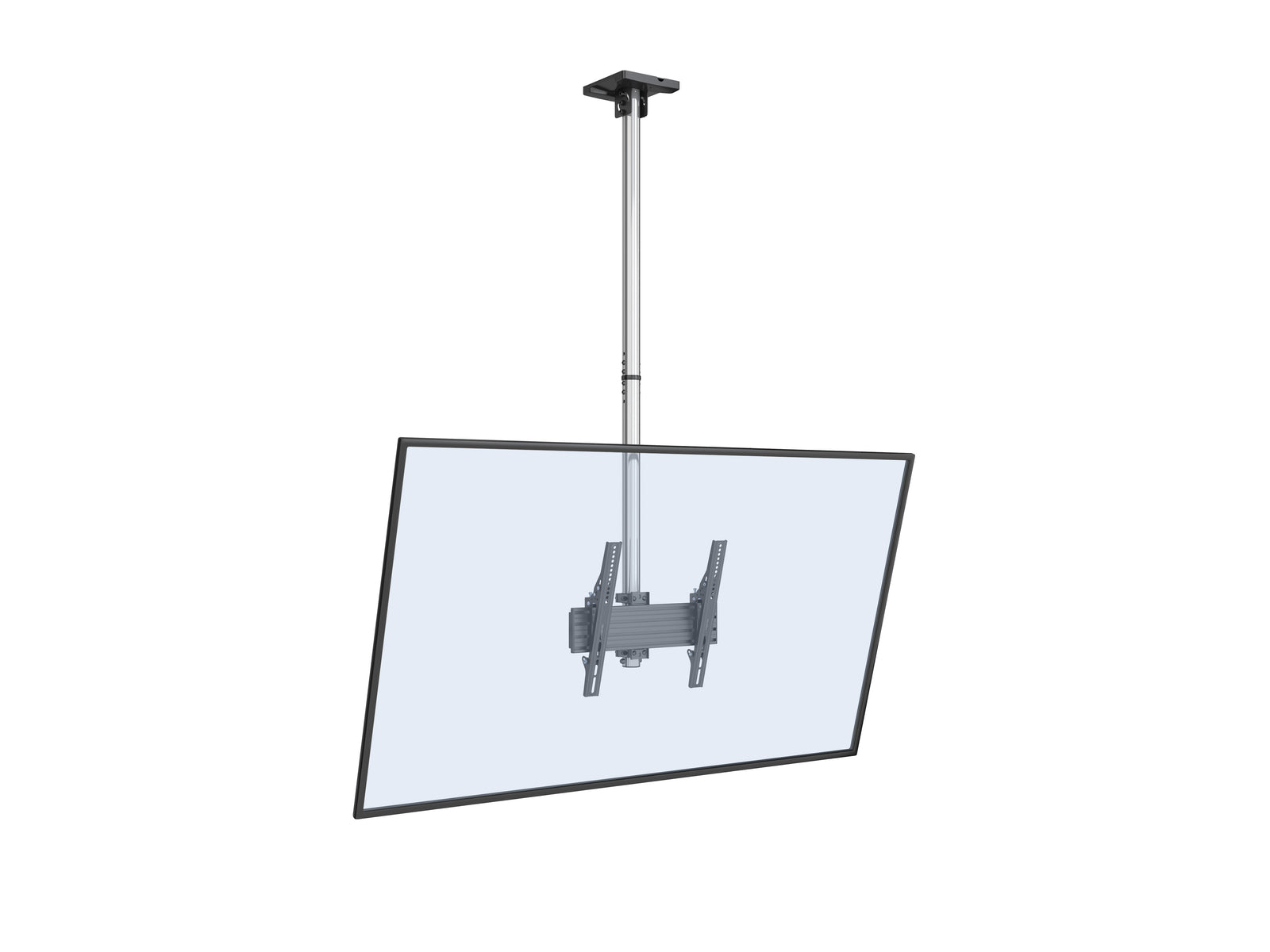 Multibrackets MBC1U M Pro Chrome Single Screen Ceiling Mount For 32"-65" Screens | 7340234813780 Ceiling Mount Bracket Multibrackets