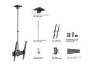 Multibrackets MBC1UP M Pro 1.5m Chrome Ceiling Mount for 42-75" Displays | 7340234813803 Ceiling Mount Bracket Multibrackets