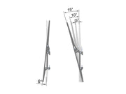 Multibrackets MBC1UP M Pro 1.5m Chrome Ceiling Mount for 42-75" Displays | 7340234813803 Ceiling Mount Bracket Multibrackets