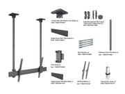 Multibrackets MBC1USD M Pro 1.5m Ceiling Mount For 65"-115" Displays | 7340234813438 Ceiling Mount Bracket Multibrackets