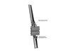 Multibrackets MBC1USD M Pro 1.5m Ceiling Mount For 65"-115" Displays | 7340234813438 Ceiling Mount Bracket Multibrackets