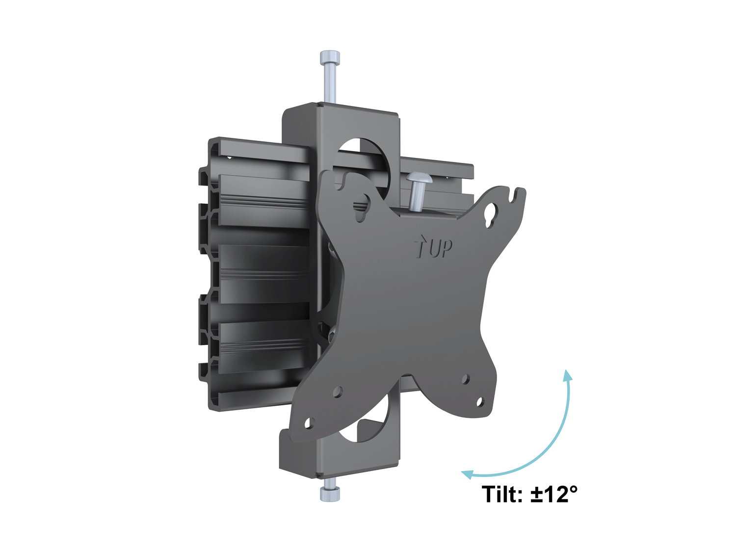 Multibrackets MBC1UX2 M Pro 1.5m Dual Monitor Ceiling Mount For 15"-32" Screens | 7350022739147 Ceiling Mount Bracket Multibrackets
