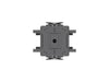Multibrackets MBC1UX2 M Pro 1.5m Dual Monitor Ceiling Mount For 15"-32" Screens | 7350022739147 Ceiling Mount Bracket Multibrackets