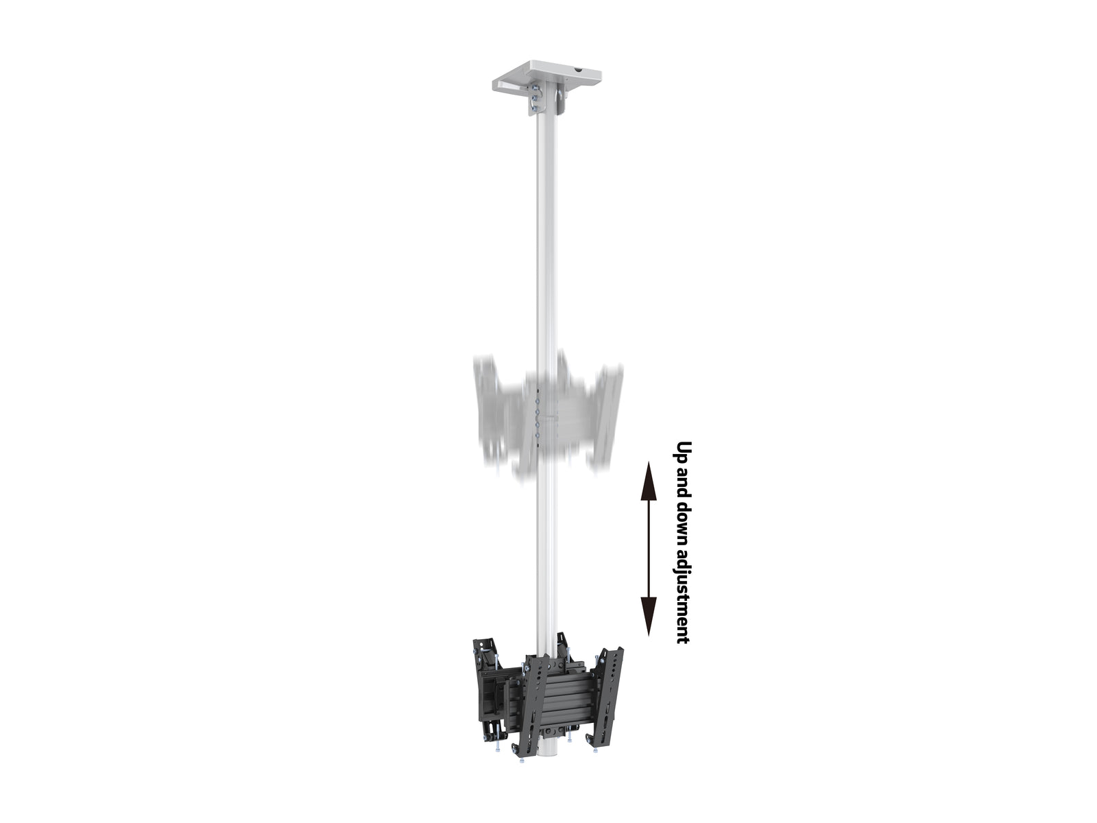 Multibrackets MBC1UX2 M Pro 1.5m Dual Side Ceiling Mount For 24"-42" Screens | 7350073738267 Ceiling Mount Bracket Multibrackets