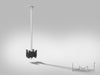 Multibrackets MBC1UX2 M Pro 1.5m Dual Side Ceiling Mount For 24"-42" Screens | 7350073738267 Ceiling Mount Bracket Multibrackets