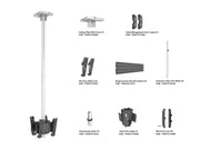 Multibrackets MBC1UX2 M Pro 1.5m Dual Side Ceiling Mount For 24"-42" Screens | 7350073738267 Ceiling Mount Bracket Multibrackets