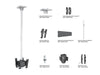 Multibrackets MBC1UX2 M Pro 1.5m Dual Side Ceiling Mount For 24"-42" Screens | 7350073738267 Ceiling Mount Bracket Multibrackets