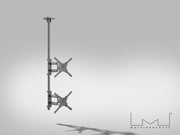 Multibrackets MBC2F M Pro 3m Dual Display Ceiling Mount For 32"-55" Displays | 7350105218439 Ceiling Mount Bracket Multibrackets
