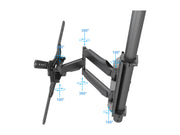 Multibrackets MBC2F M Pro 3m Dual Display Ceiling Mount For 32"-55" Displays | 7350105218439 Ceiling Mount Bracket Multibrackets