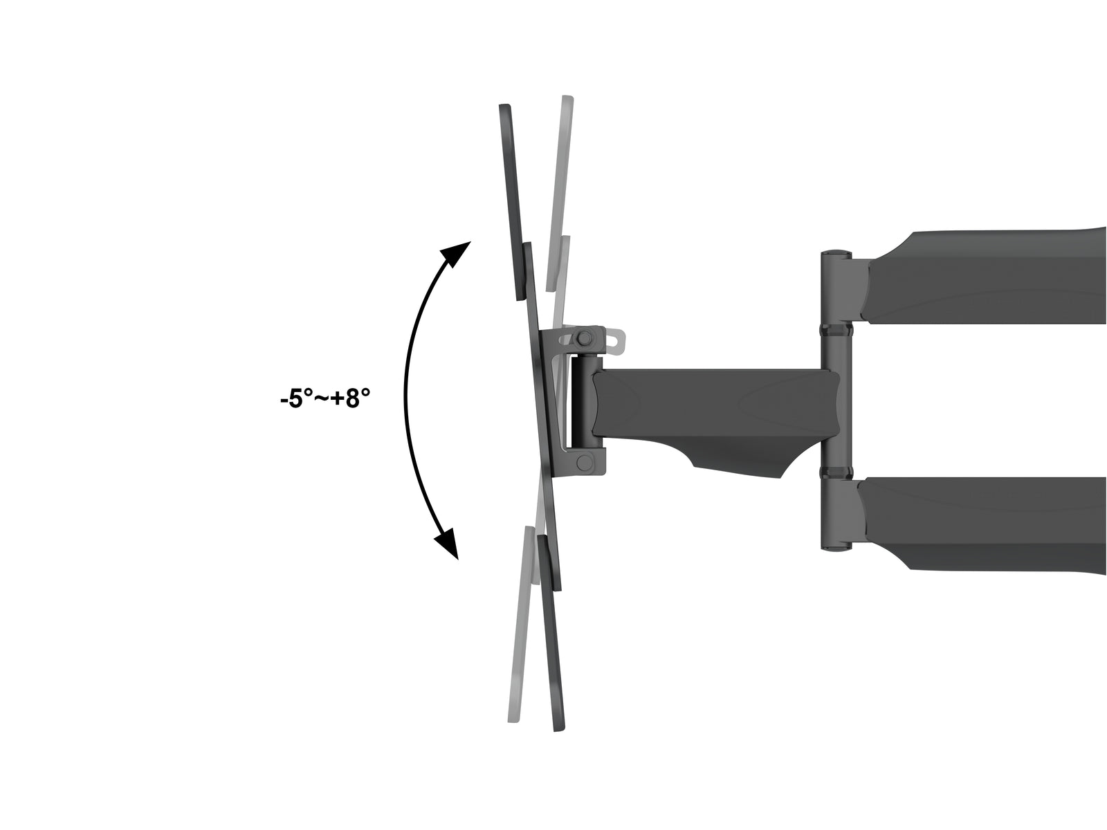 Multibrackets MBC2F M Pro 3m Dual Display Ceiling Mount For 32"-55" Displays | 7350105218439 Ceiling Mount Bracket Multibrackets