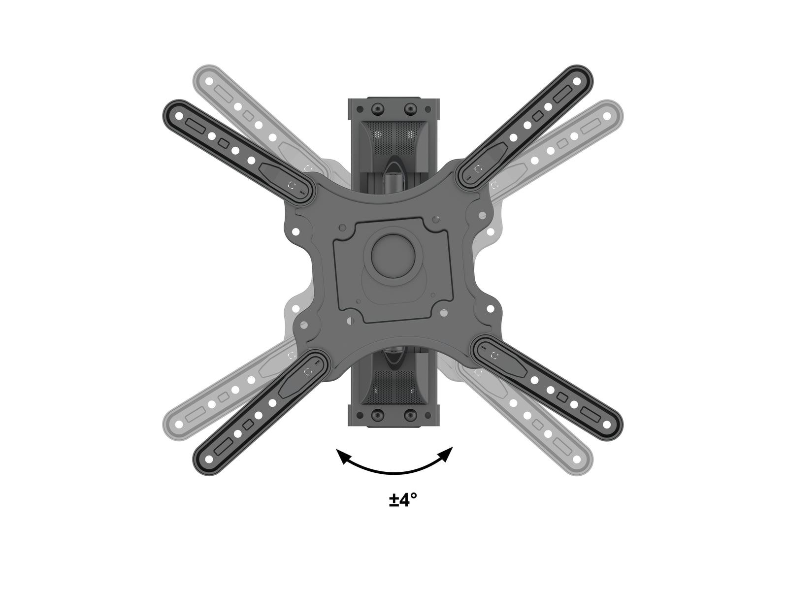 Multibrackets MBC2F M Pro 3m Dual Display Ceiling Mount For 32"-55" Displays | 7350105218439 Ceiling Mount Bracket Multibrackets
