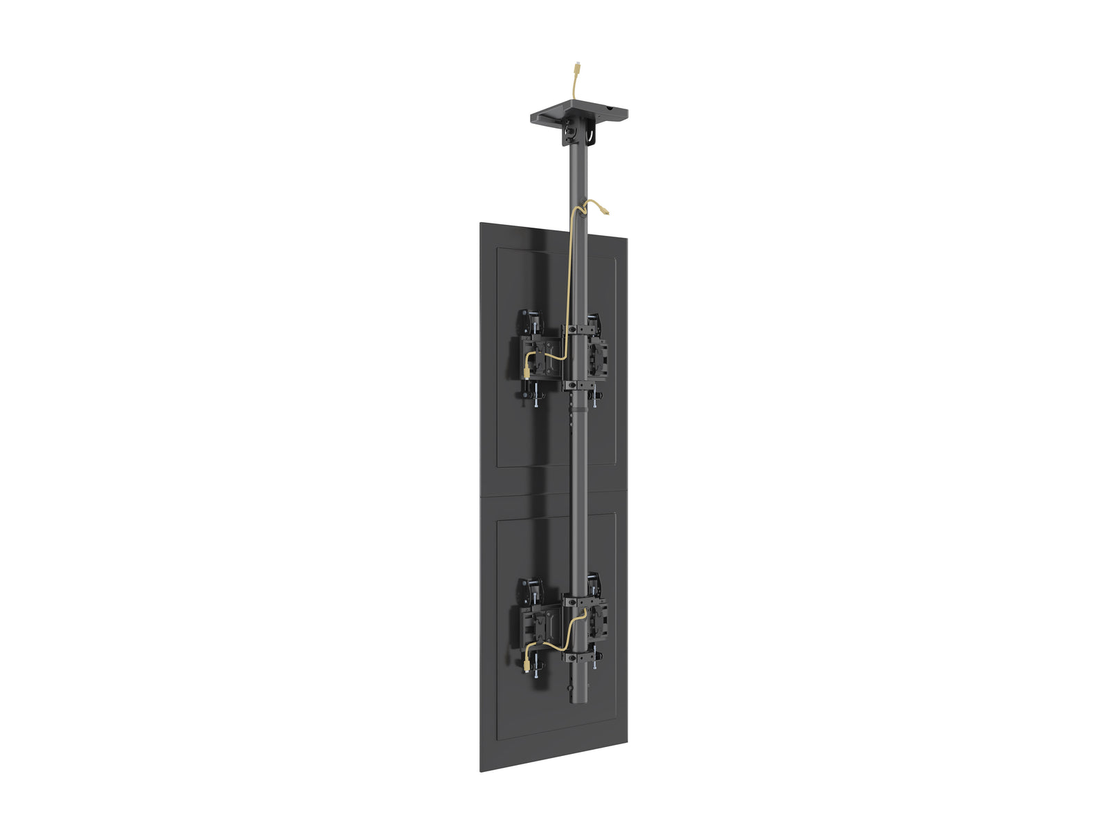 Multibrackets MBC2U M Pro 1.5m Dual Monitor Ceiling Mount For 24"-42" Screens | 7340234810239 Ceiling Mount Bracket Multibrackets