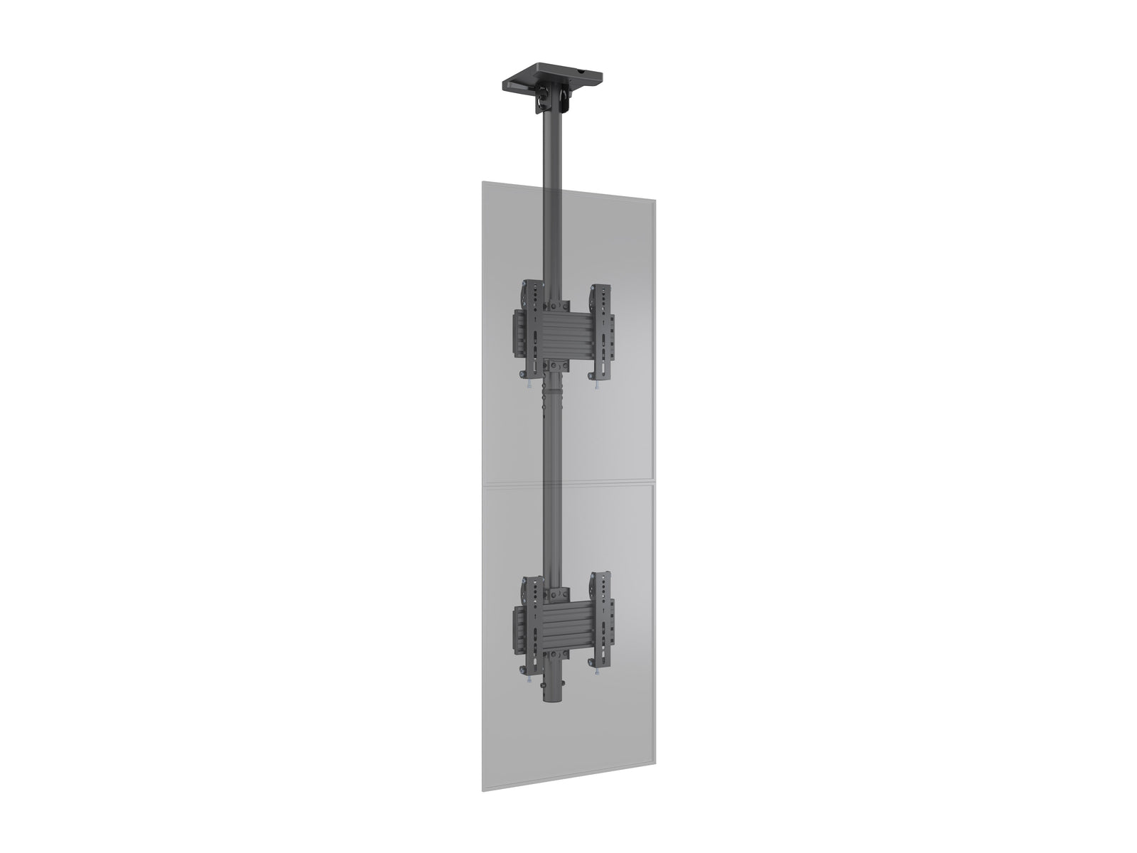 Multibrackets MBC2U M Pro 1.5m Dual Monitor Ceiling Mount For 24"-42" Screens | 7340234810239 Ceiling Mount Bracket Multibrackets