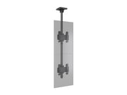 Multibrackets MBC2U M Pro 1.5m Dual Monitor Ceiling Mount For 24"-42" Screens | 7340234810239 Ceiling Mount Bracket Multibrackets