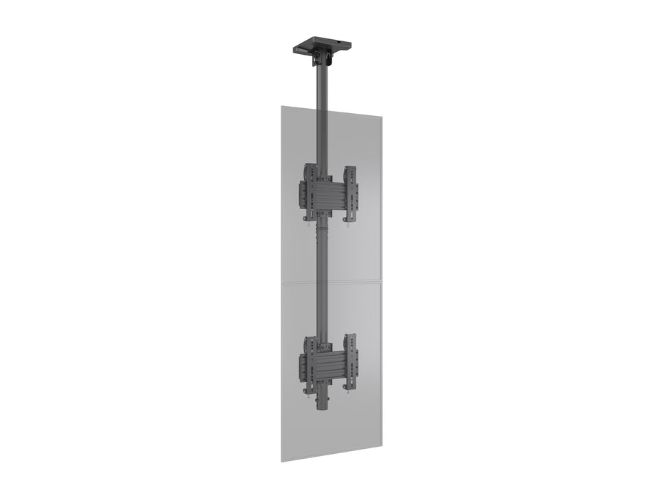 Multibrackets MBC2U M Pro 1.5m Dual Monitor Ceiling Mount For 24"-42" Screens | 7340234810239 Ceiling Mount Bracket Multibrackets