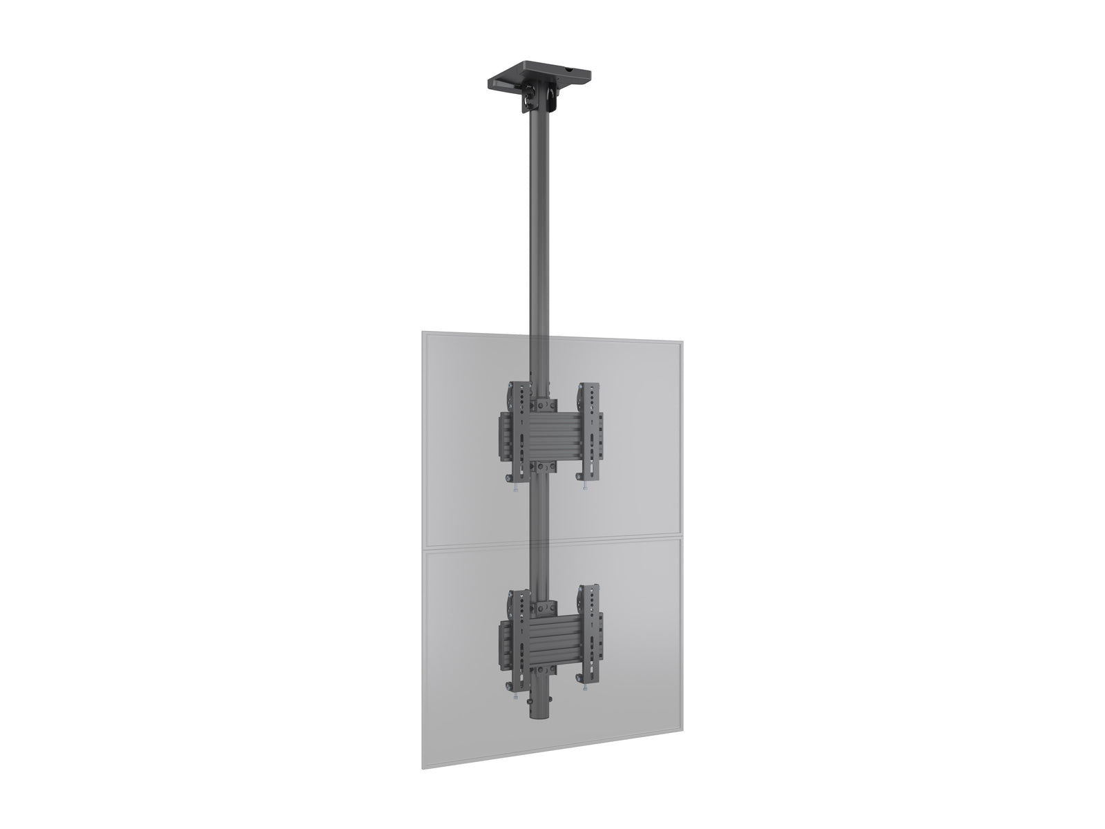 Multibrackets MBC2U M Pro 1.5m Dual Monitor Ceiling Mount For 24"-42" Screens | 7340234810239 Ceiling Mount Bracket Multibrackets
