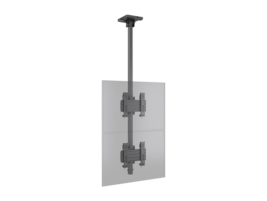 Multibrackets MBC2U M Pro 1.5m Dual Monitor Ceiling Mount For 24"-42" Screens | 7340234810239 Ceiling Mount Bracket Multibrackets