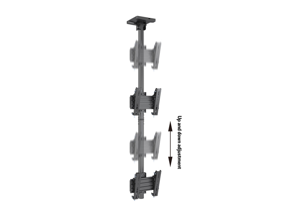 Multibrackets MBC2U M Pro 1.5m Dual Monitor Ceiling Mount For 24"-42" Screens | 7340234810239 Ceiling Mount Bracket Multibrackets