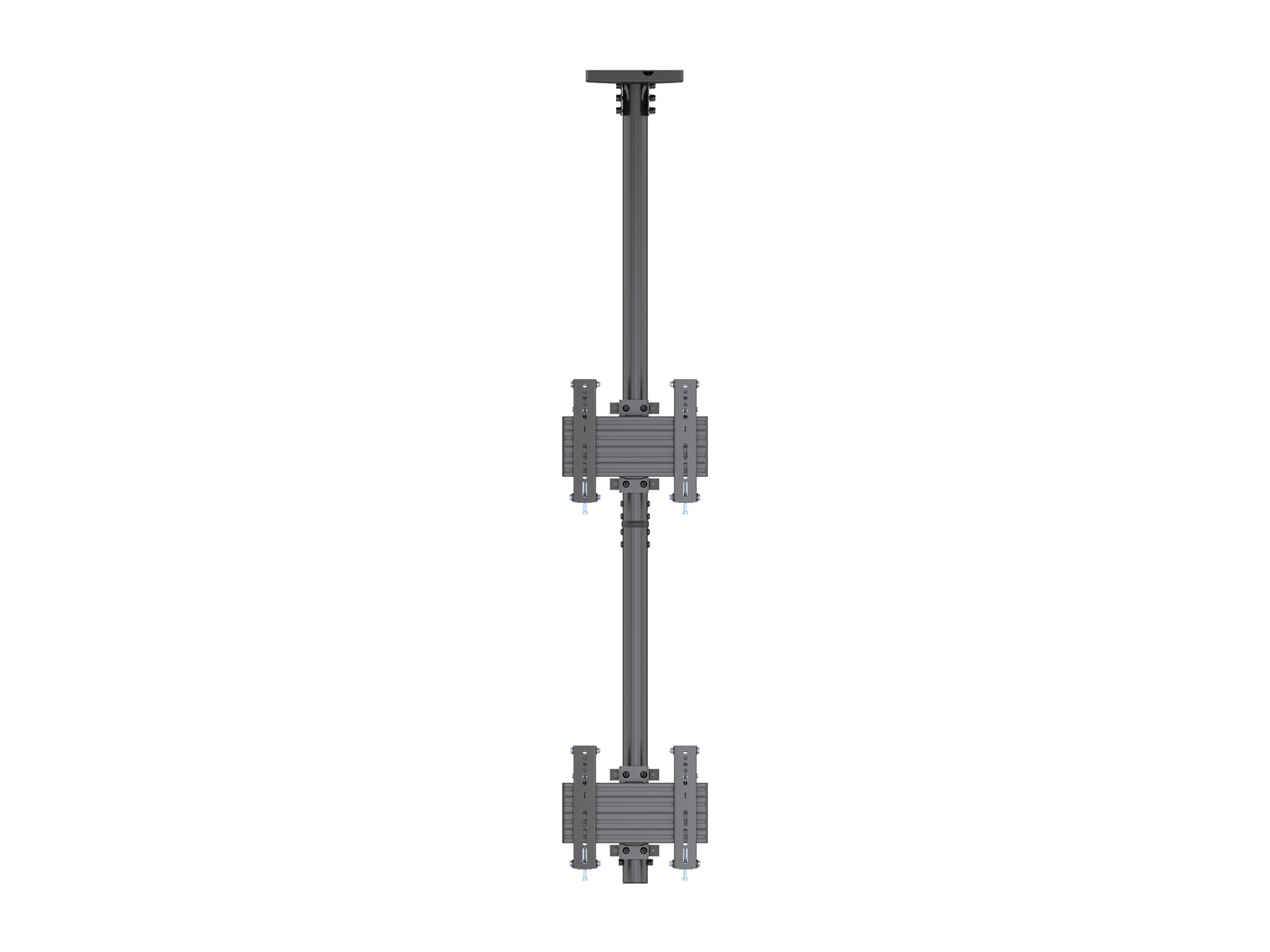 Multibrackets MBC2U M Pro 1.5m Dual Monitor Ceiling Mount For 24"-42" Screens | 7340234810239 Ceiling Mount Bracket Multibrackets