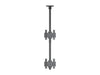 Multibrackets MBC2U M Pro 1.5m Dual Monitor Ceiling Mount For 24"-42" Screens | 7340234810239 Ceiling Mount Bracket Multibrackets