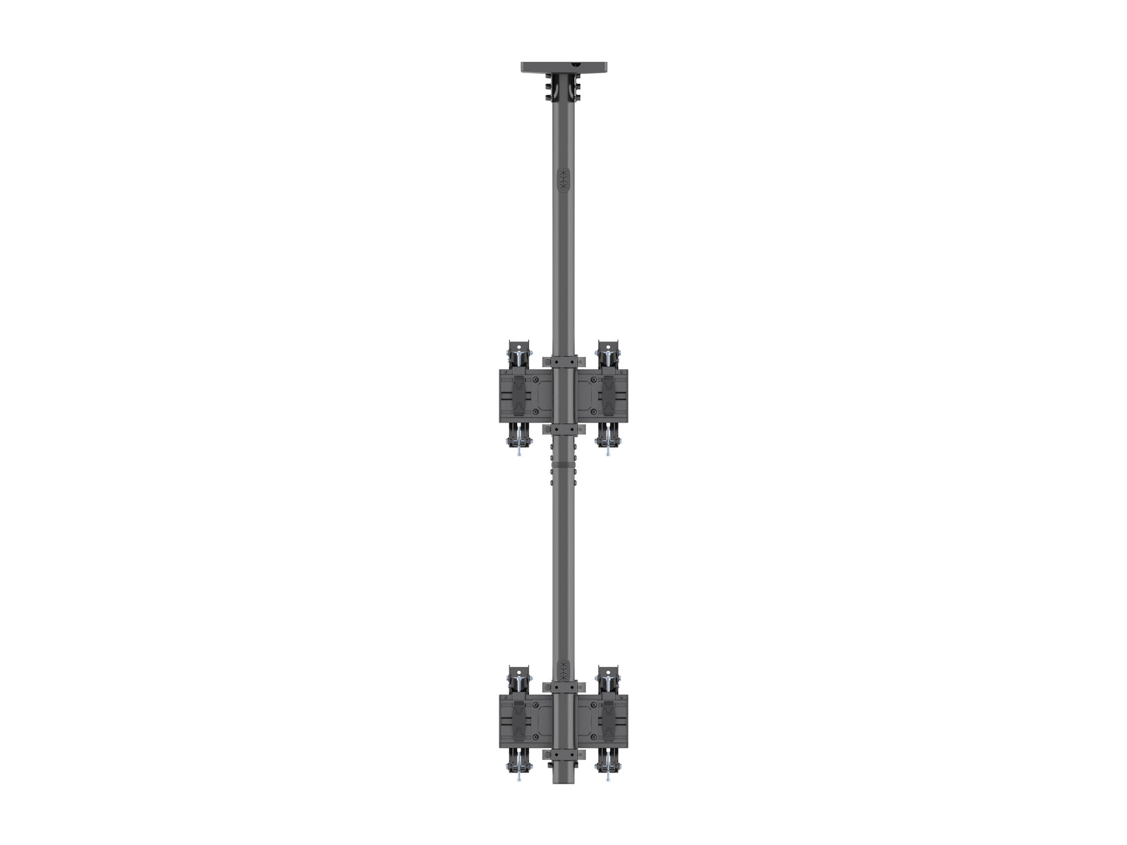 Multibrackets MBC2U M Pro 1.5m Dual Monitor Ceiling Mount For 24"-42" Screens | 7340234810239 Ceiling Mount Bracket Multibrackets