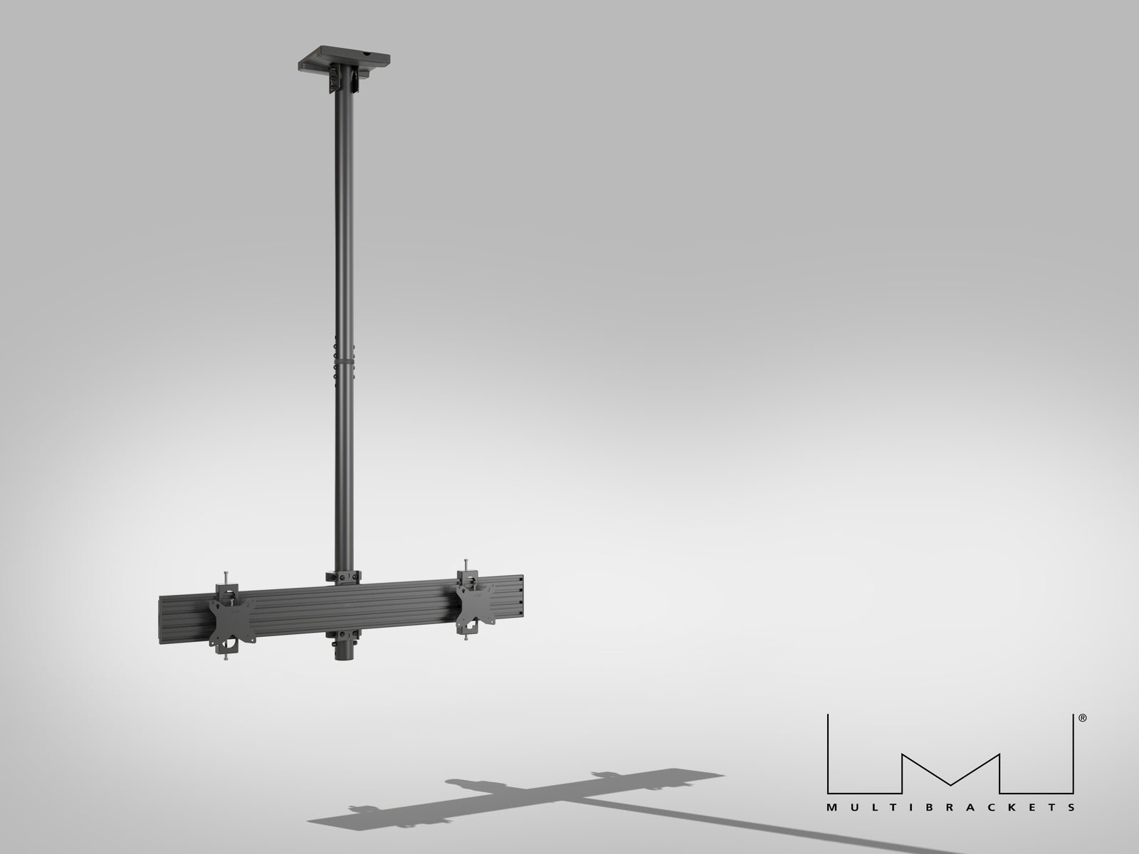 Multibrackets MBC2U M Pro 1.5m Dual Monitor Ceiling Mount for 15"-32" Monitors | 7350105218194 Ceiling Mount Bracket Multibrackets