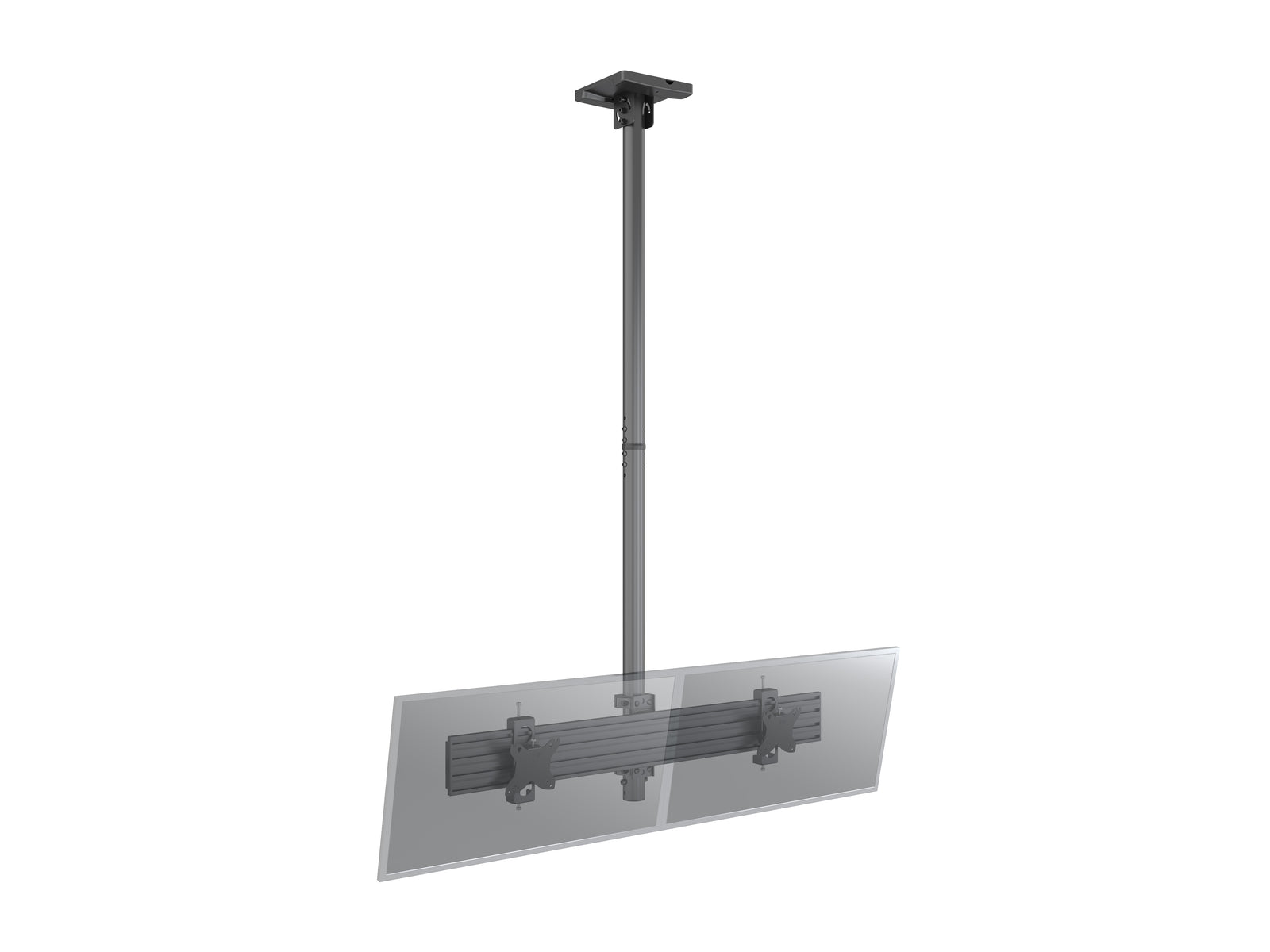 Multibrackets MBC2U M Pro 1.5m Dual Monitor Ceiling Mount for 15"-32" Monitors | 7350105218194 Ceiling Mount Bracket Multibrackets