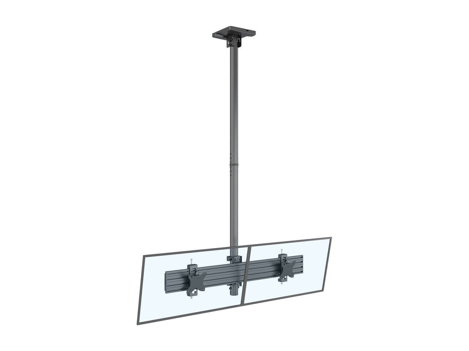 Multibrackets MBC2U M Pro 1.5m Dual Monitor Ceiling Mount for 15"-32" Monitors | 7350105218194 Ceiling Mount Bracket Multibrackets