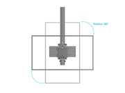 Multibrackets MBC2U M Pro 1.5m Dual Monitor Ceiling Mount for 15"-32" Monitors | 7350105218194 Ceiling Mount Bracket Multibrackets