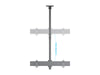 Multibrackets MBC2U M Pro 1.5m Dual Monitor Ceiling Mount for 15"-32" Monitors | 7350105218194 Ceiling Mount Bracket Multibrackets