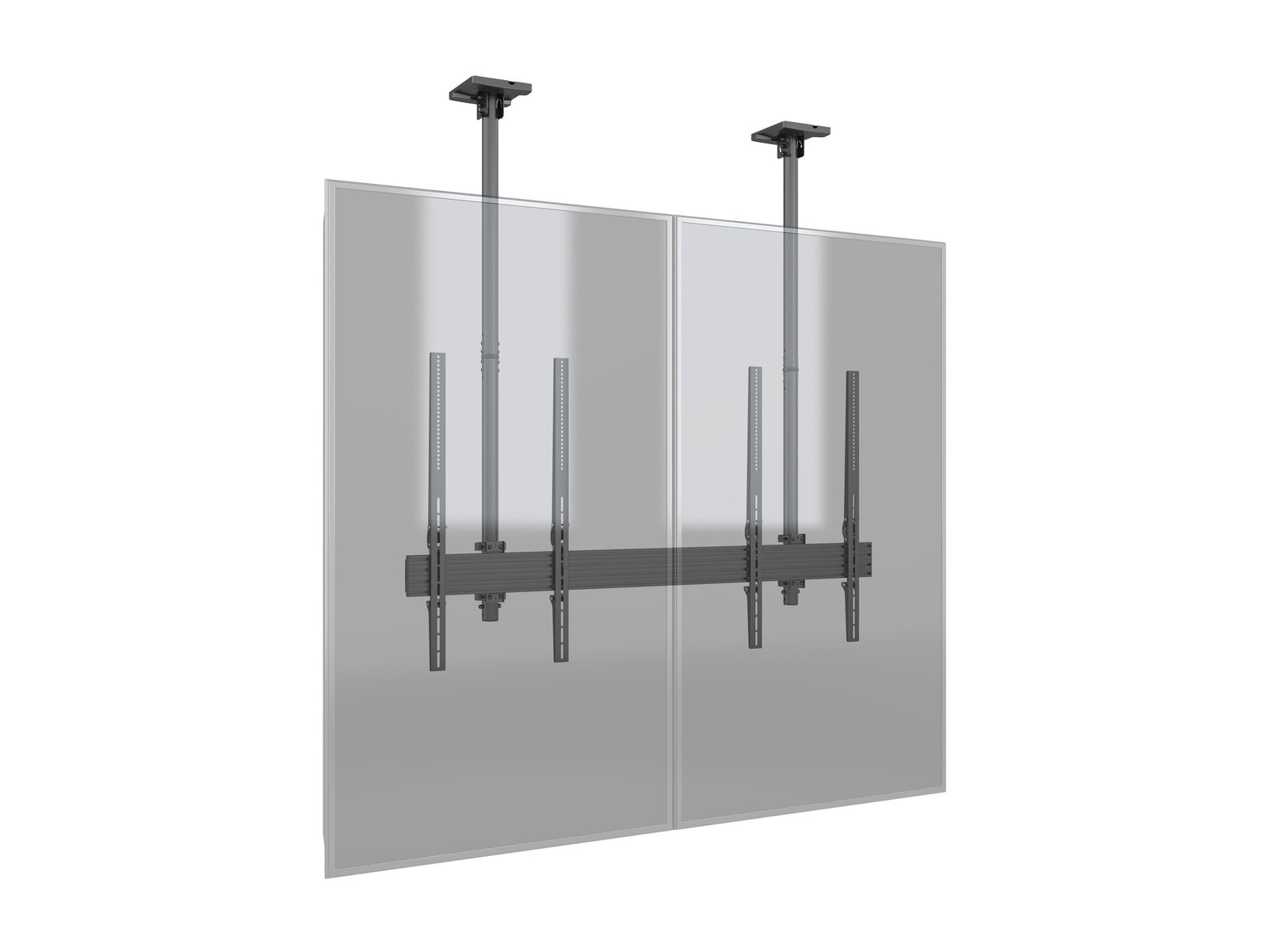 Multibrackets MBC2UPSD M Pro 1.5m 2-Screen Ceiling Mount For 75"-86" Screens | 7350105217852 Ceiling Mount Bracket Multibrackets