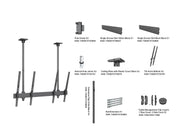 Multibrackets MBC2UPSD M Pro 1.5m 2-Screen Ceiling Mount For 75"-86" Screens | 7350105217852 Ceiling Mount Bracket Multibrackets