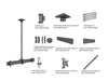 Multibrackets MBC3U M Pro 1.5m Triple Monitor Ceiling Mount For 15"-32" Screens | 7350105218200 Ceiling Mount Bracket Multibrackets