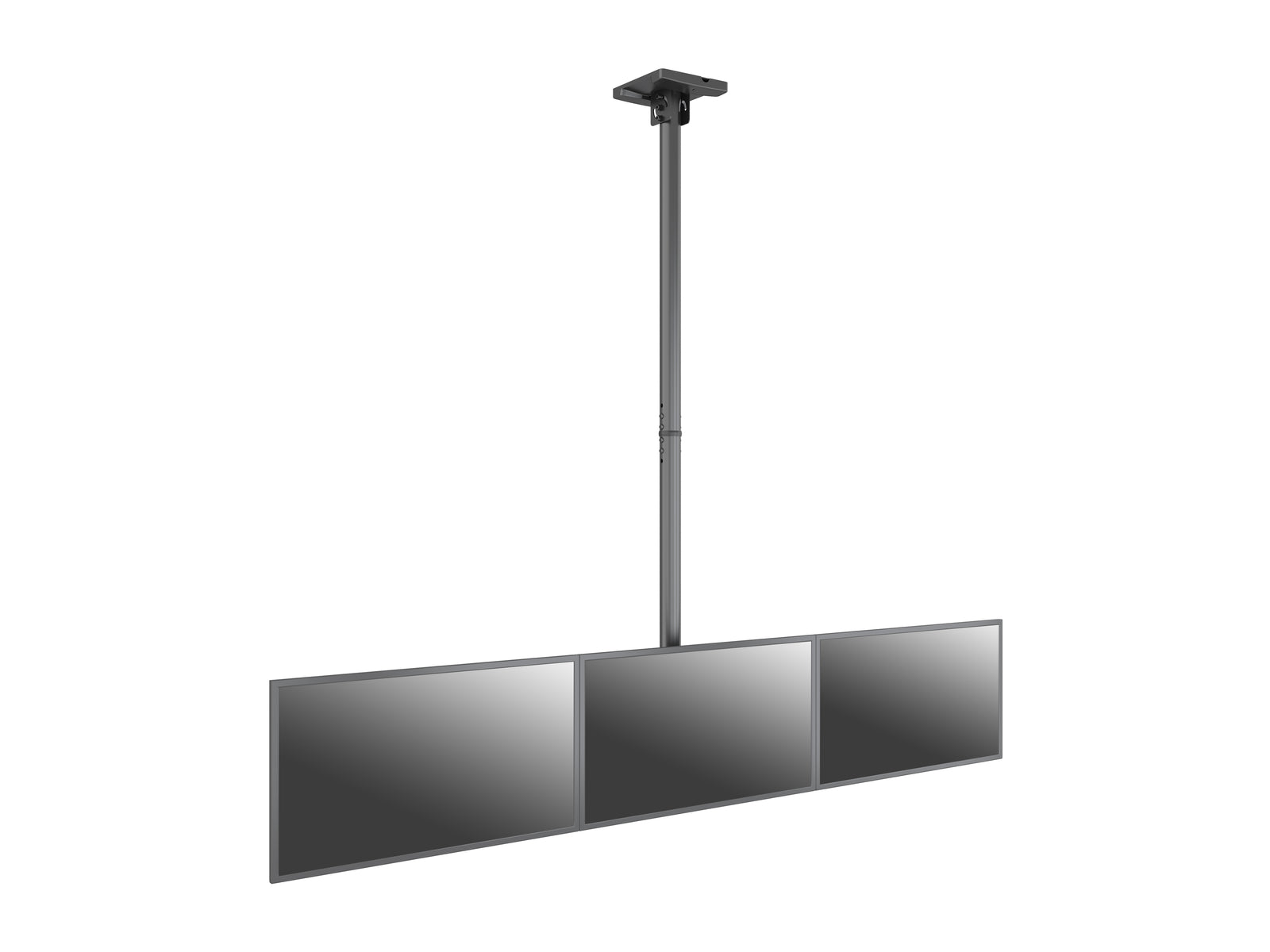 Multibrackets MBC3U M Pro 1.5m Triple Monitor Ceiling Mount For 15"-32" Screens | 7350105218200 Ceiling Mount Bracket Multibrackets