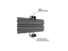 Multibrackets MBC3U M Pro 1.5m Triple Monitor Ceiling Mount For 15"-32" Screens | 7350105218200 Ceiling Mount Bracket Multibrackets
