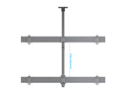 Multibrackets MBC3U M Pro 1.5m Triple Monitor Ceiling Mount For 15"-32" Screens | 7350105218200 Ceiling Mount Bracket Multibrackets