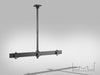 Multibrackets MBC3U M Pro 1.5m Triple Monitor Ceiling Mount For 15"-32" Screens | 7350105218200 Ceiling Mount Bracket Multibrackets