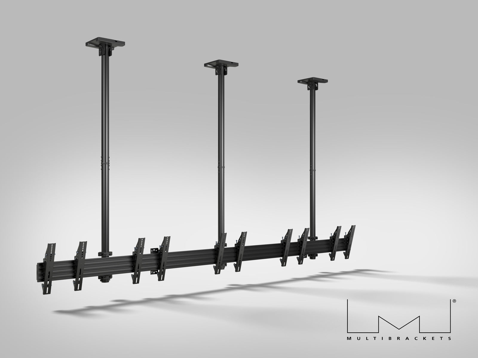 Multibrackets MBC5X1U M Pro Five Screen Ceiling Mount For 32"-50" Screens | 7340234810642 Ceiling Mount Bracket Multibrackets