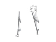 Multibrackets MBC5X1U M Pro Five Screen Ceiling Mount For 32"-50" Screens | 7340234810642 Ceiling Mount Bracket Multibrackets