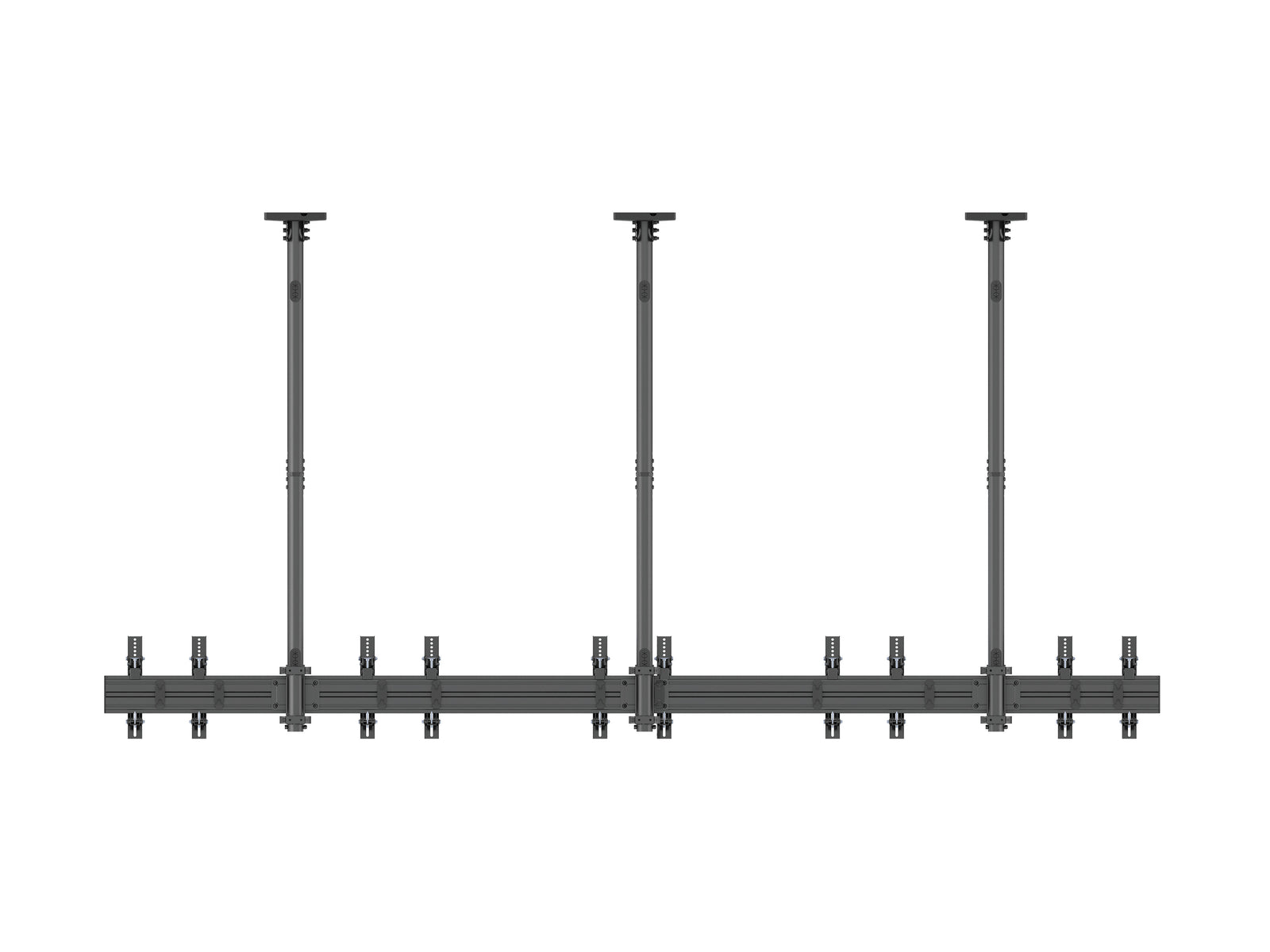 Multibrackets MBC5X1U M Pro Five Screen Ceiling Mount For 32"-50" Screens | 7340234810642 Ceiling Mount Bracket Multibrackets